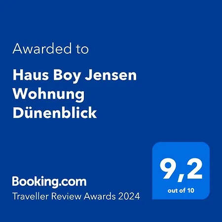 Haus Boy Jensen Sonnenplatz Apartment